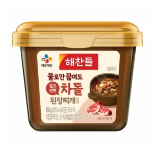 CJ제일제당 해찬들 물로만 끓여도 깊고 진한 차돌된장 450g 1개