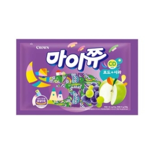크라운제과 마이쮸 포도 사과 720g (5개)_이미지
