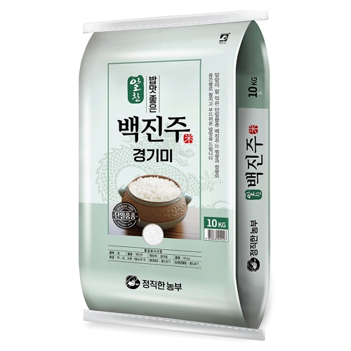 정직한농부 백진주 쌀 (10kg,1개)
