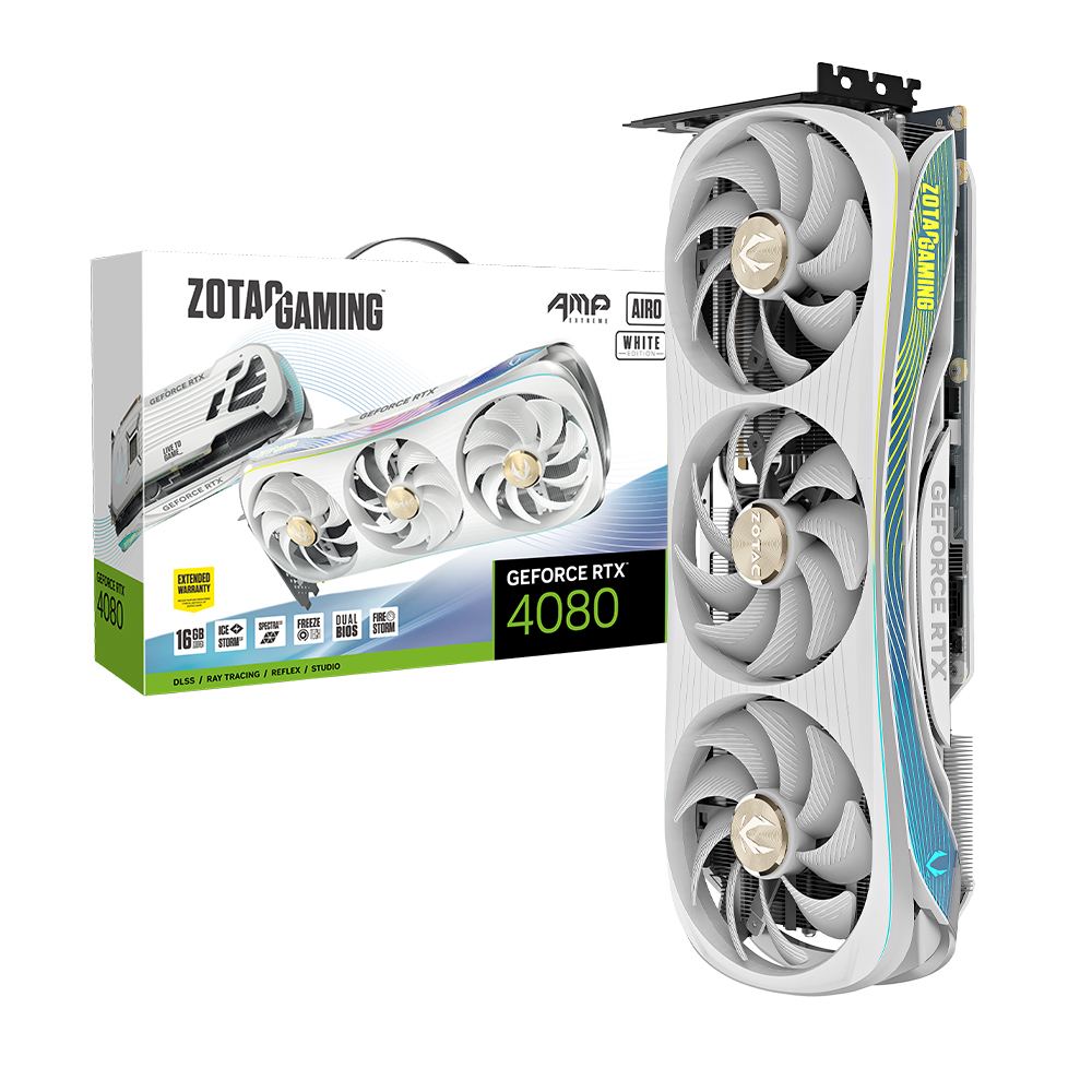 ZOTAC GAMING ������ RTX 4080 AMP EXTREME AIRO D6X 16GB White