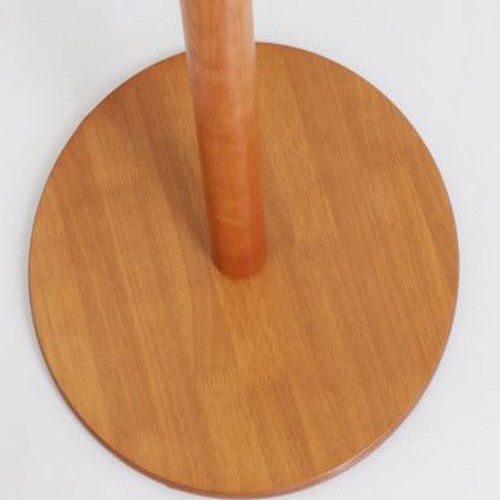 갤러리데코 고무나무 원목 원형받침 스탠드 브이 옷걸이 A_이미지