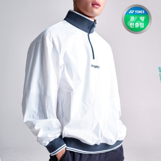  요넥스 오버핏 아노락 바람막이 긴팔 티 241JJ004U