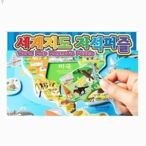 세계지도 자석퍼즐 액자_23011613