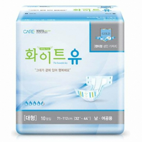 화이트유 골드 대형 10개 (1팩(10개))