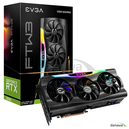 EVGA 지포스 RTX 3080 FTW3 ULTRA GAMING D6X 12GB LHR_이미지