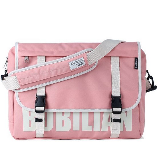 버빌리안 로고 메신저백 (PINK)_이미지