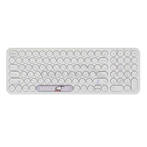 피너츠 스누피 무선 무소음 키보드