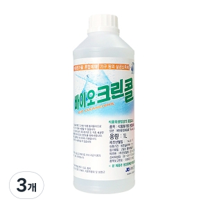 바이오크린콜 75% 뿌리는 살균소독제 1L 3개