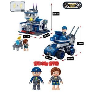 특별한 무기 자동차 블록 장난감 놀이 3세 유아 모형_이미지