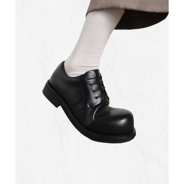 �Ľ��� 6FT NERDKING X SIXFT �ε� NERDY CHUNKY COWHIDE DERBY BLACK NERDYCHUNKY..