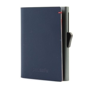 Pacsafe RFID 차단 세이프 슬라이더 지갑 블루/레드 116652