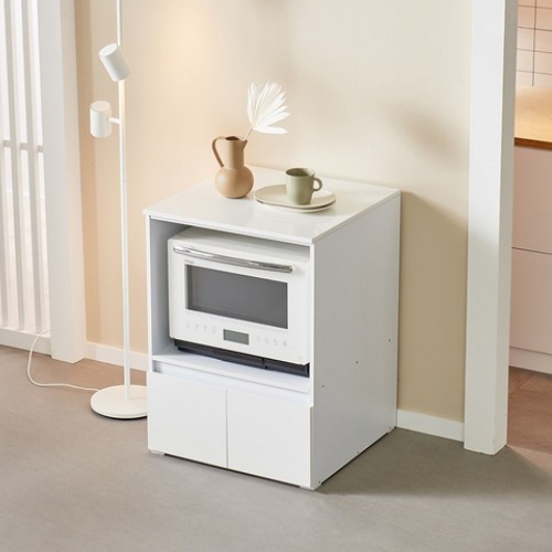 즐거운가구 그레이스 소형 수납형 광파오븐렌지대 주방수납장 600_이미지