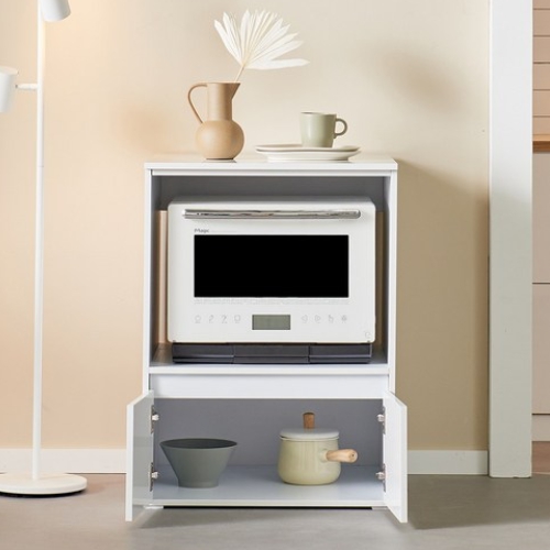 즐거운가구 그레이스 소형 수납형 광파오븐렌지대 주방수납장 600_이미지