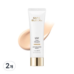 미샤 세이프 블록RX 커버 톤업 선크림 50ml (2개)_이미지