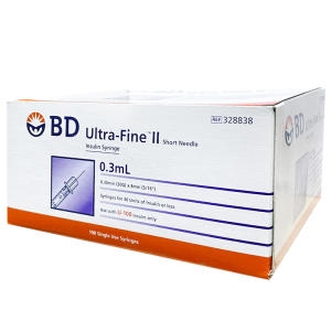 벡톤디킨슨 울트라파인 인슐린 주사기 0.3cc 30G 8mm 100개입