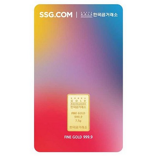 한국금거래소 X SSG 순금 골드바 18.75g (1개)_이미지