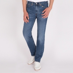 리바이스바디웨어 남성 청바지 505 스트레이트 일자 미디엄 블루 데님팬츠 0050522