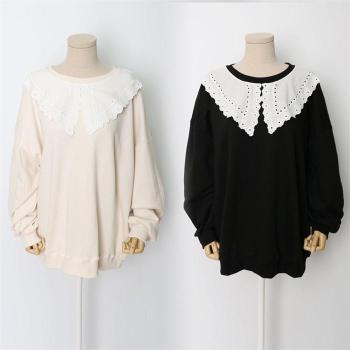 빅사이즈사랑해요 C550L101 버터카라오버핏맨투맨 HG S6493287