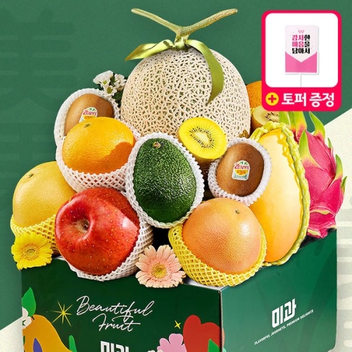 [불명] 미과 계절을 담아낸 소중한 제철과일 혼합선물세트 10종 5.2kg (1개)_이미지