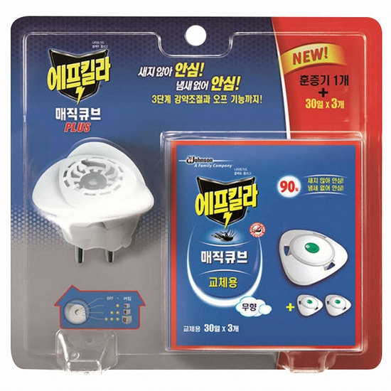에프킬라 ㅤ매직큐브 플러스 + 교체용 90일 (1세트)_이미지