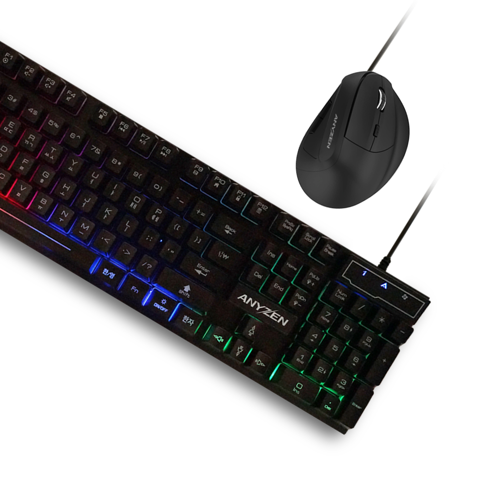 ANYZEN A50 키보드 버티컬 마우스 세트_이미지