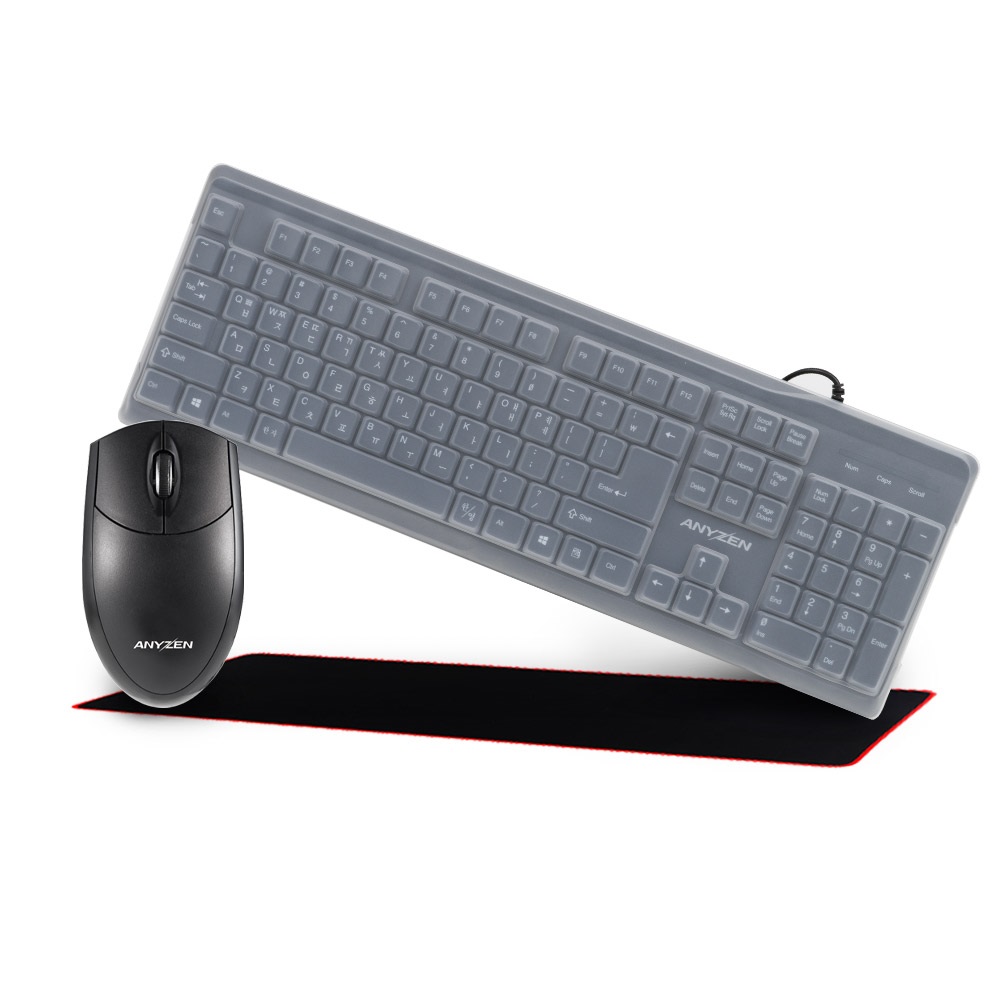 ANYZEN KM3000 With Pad 키보드 마우스 세트_이미지