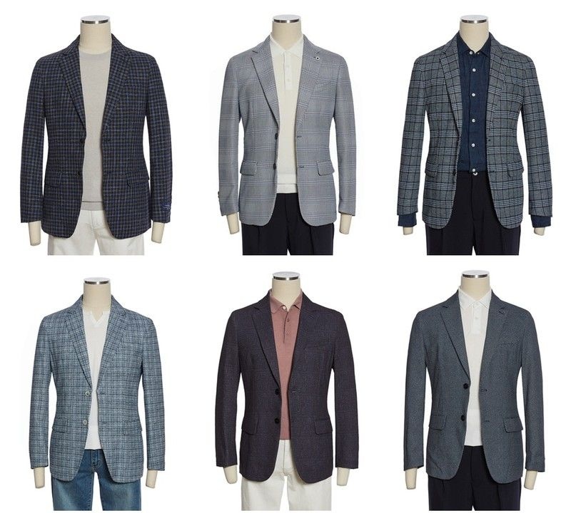 레노마 S/S 네이비 쿨링 안젤리코 수입원단 콤비자켓 ROIMBJ07AN848753_이미지