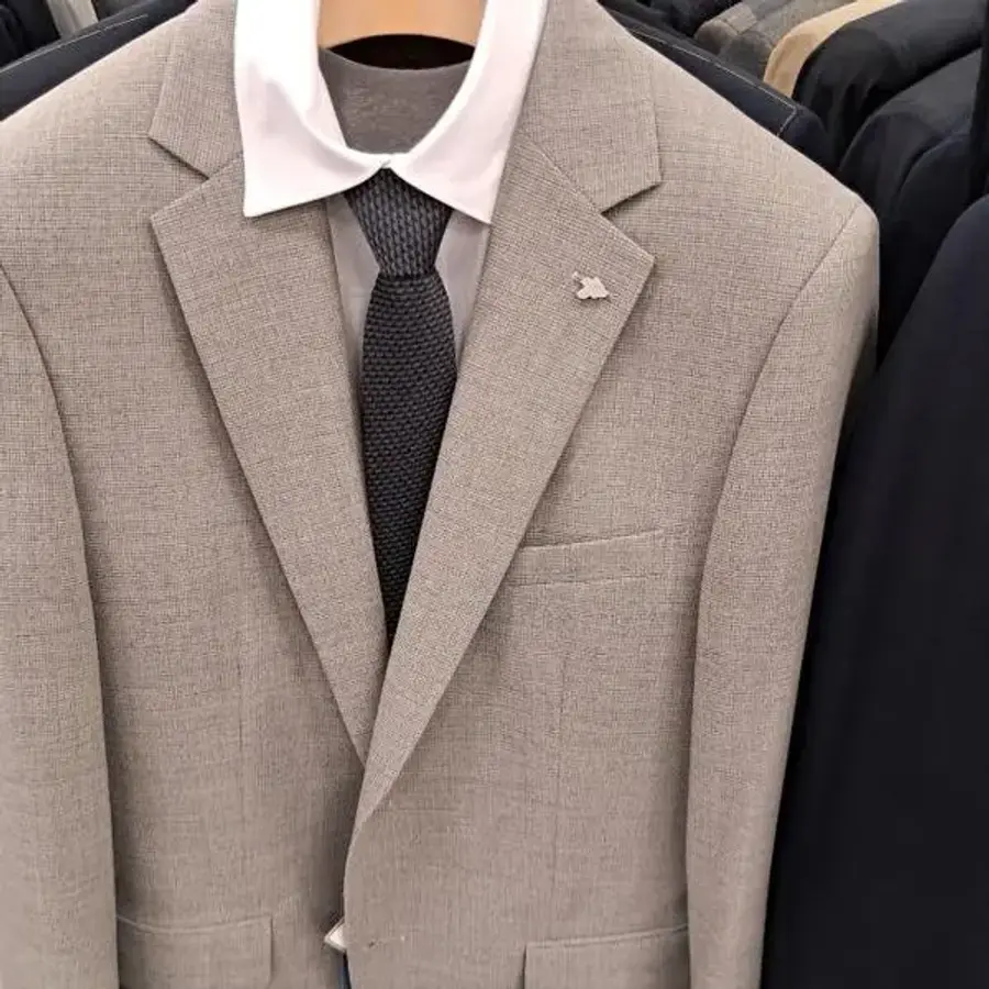 트레몰로 HC09 울혼방 수트 자켓 주 남성 베이지 봄 GA5S1231 S31199633