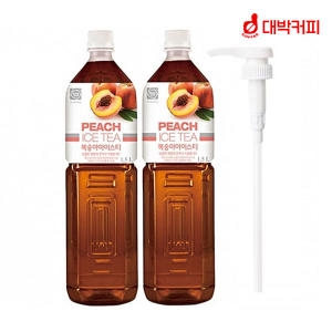 대상 복숭아 아이스티 시럽 1.47L (2개)_이미지