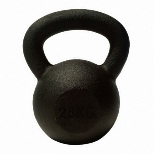 바투스포츠 블랙 분체 케틀벨 (28kg)_이미지