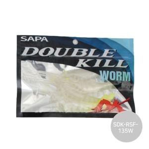 싸파 루어 낚시 웜 미끼 새우웜 135mm 화이트 SDK-RSF-135W P0000GWG