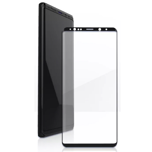 IUVO 갤럭시노트9 케이스 호환형 라운드 풀커버 강화유리 보호필름 (액정 1매)_이미지