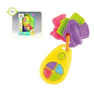 멜로디 자동차 열쇠고리 장난감 유아 아기 치발기 WCE4551