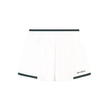 스포티앤리치 밀라 스트라이프 플리츠 미니 스커트 SK01161300WH12 T_이미지