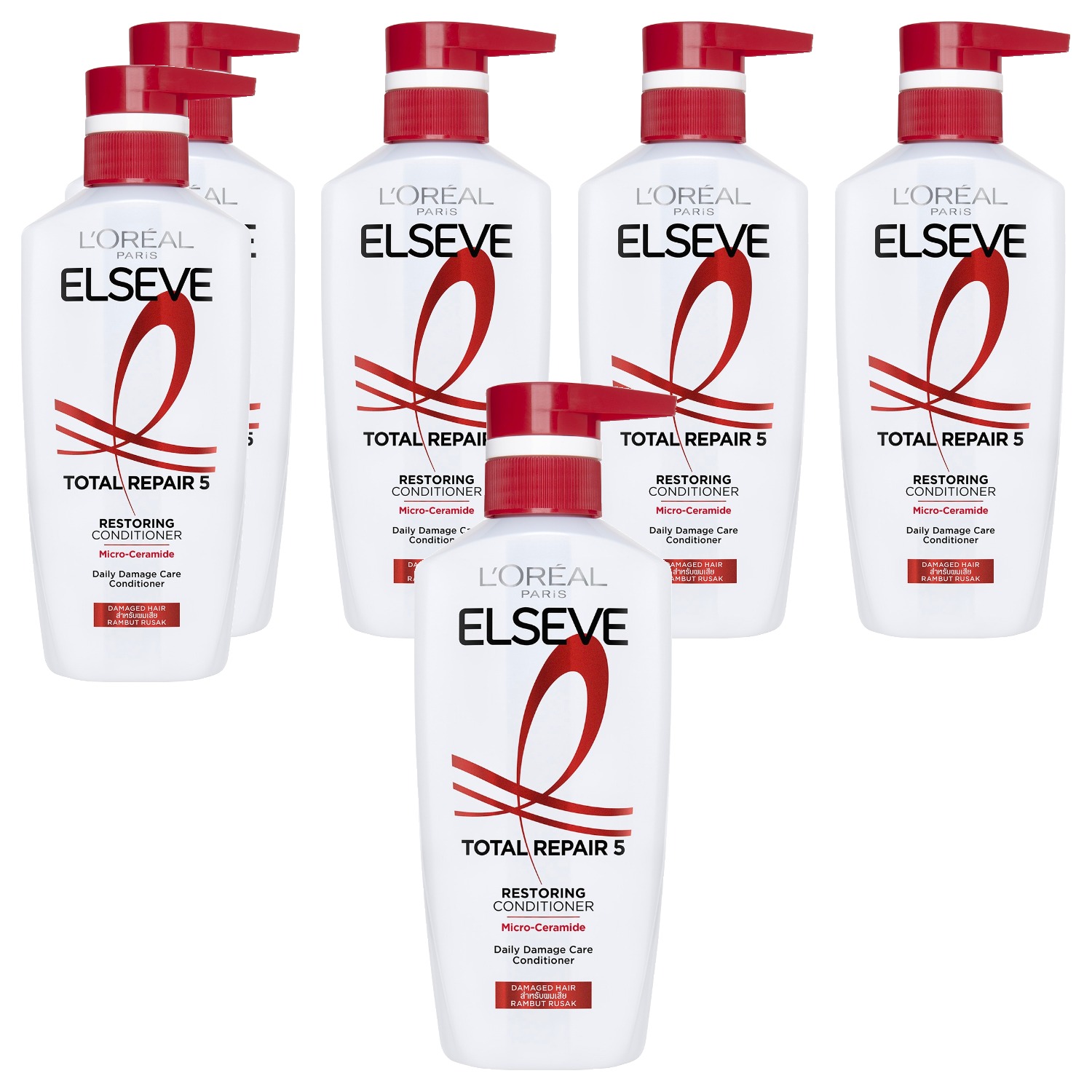 엘라스틴 엘세브 토탈 리페어 5 컨디셔너 375ml (6개)_이미지