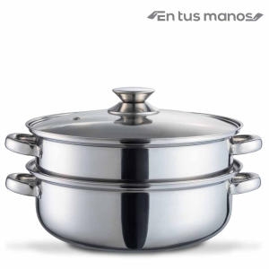 엔뚜마노 2단 스텐 찜솥 (28cm)_이미지