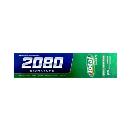 2080 시그니처 토탈그린 후레쉬민트 치약 120g (10개)_이미지