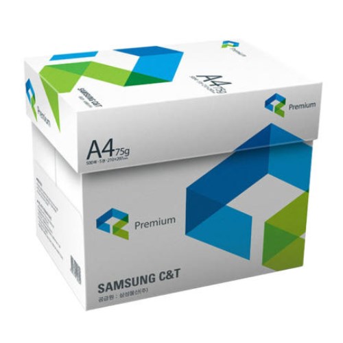 삼성물산 프리미엄 복사용지 A4 75g (2,500매)_이미지