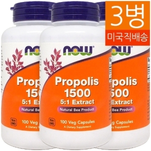 나우푸드 프로폴리스 1500mg 100캡슐 (3개)