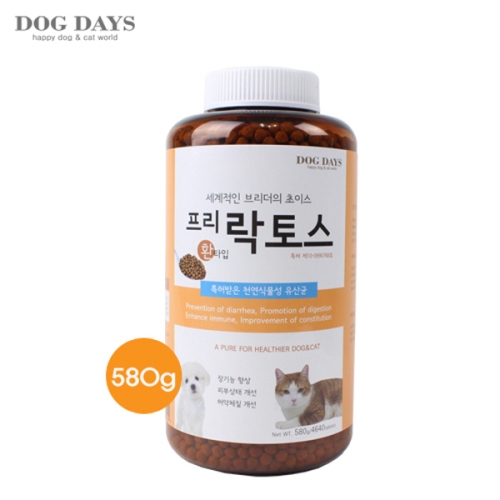 도그데이즈 프리락토스 유산균 환 580g[1개]
