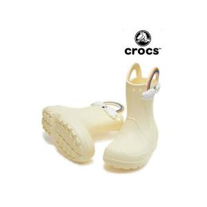 크록스 크록스키즈 핸들 잇 레인보우부츠 버터크림 (210026_76O)