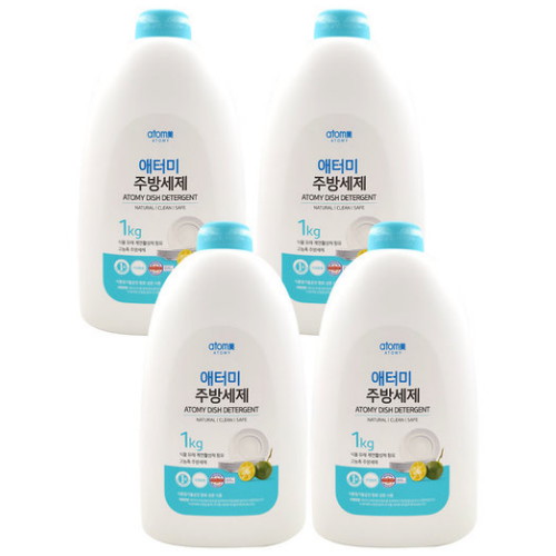 애터미 고농축 주방세제 1kg (4개)_이미지
