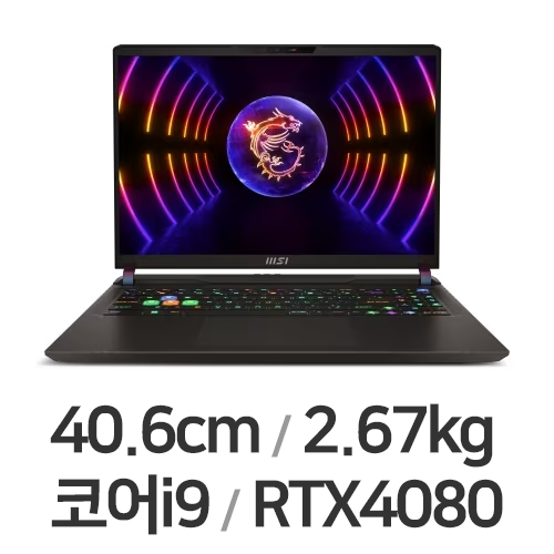 MSI GP시리즈 Vector GP68 HX 12VH-i9 QHD (SSD 1TB)