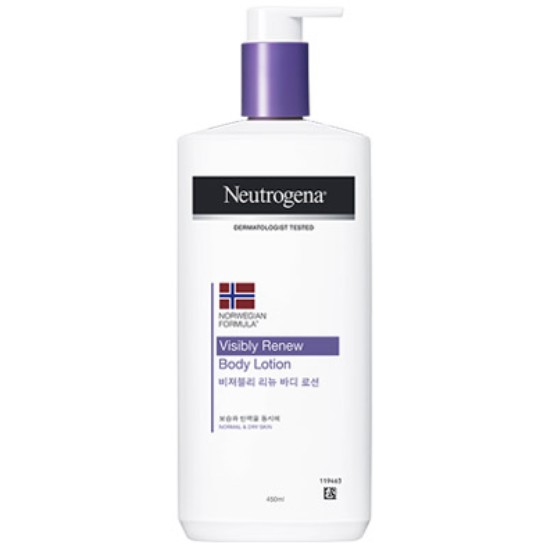뉴트로지나 노르웨이전 포뮬러 비져블리 리뉴 바디로션 450ml (3개)_이미지