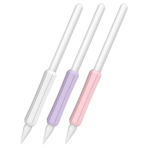 애플펜슬 1/2세대 솔리드 컬러 실리콘 그립홀더