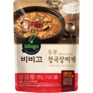 CJ제일제당 비비고 두부 청국장찌개 460g (4개)_이미지