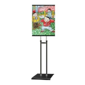 단면삽입식 포스터스탠드 IP-07QBK A2 2폴 사각