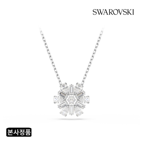 스와로브스키 여성 Idyllia 로듐 목걸이_5691484