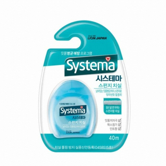 시스테마 홈스케일링 스펀지 치실 40m (10개)_이미지