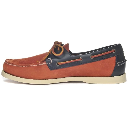 남성 s 도크사이드 포틀랜드 누벅 왁스 보트 슈 핸드 u2011sewen 가죽 모카신 슬립 u2011 저항 고무